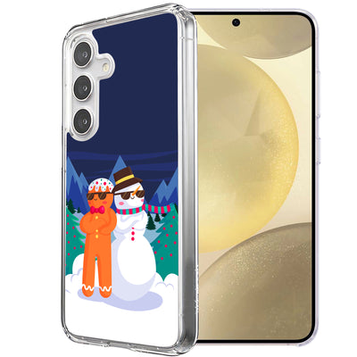 Cool Snowman Print Slim Cover For Samsung Galaxy S (S24,S23,S22,S21/Plus,FE,Ultra), Print in USA