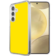 Yellow Print Slim Cover For Samsung Galaxy S (S24,S23,S22,S21/Plus,FE,Ultra), Print in USA