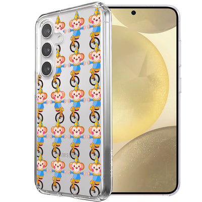 Circus Monkey Print Slim Cover For Samsung Galaxy S (S24,S23,S22,S21/Plus,FE,Ultra), Print in USA