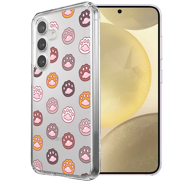 Cat Paw 3 Print Slim Cover For Samsung Galaxy S (S24,S23,S22,S21/Plus,FE,Ultra), Print in USA