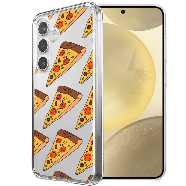 Pizza Print Slim Cover For Samsung Galaxy S (S24,S23,S22,S21/Plus,FE,Ultra), Print in USA