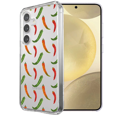 Chili Pepper 3 Print Slim Cover For Samsung Galaxy S (S24,S23,S22,S21/Plus,FE,Ultra), Print in USA