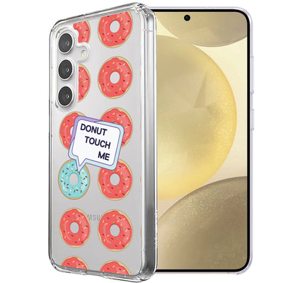 No Touch Donut Print Slim Cover For Samsung Galaxy S (S24,S23,S22,S21/Plus,FE,Ultra), Print in USA