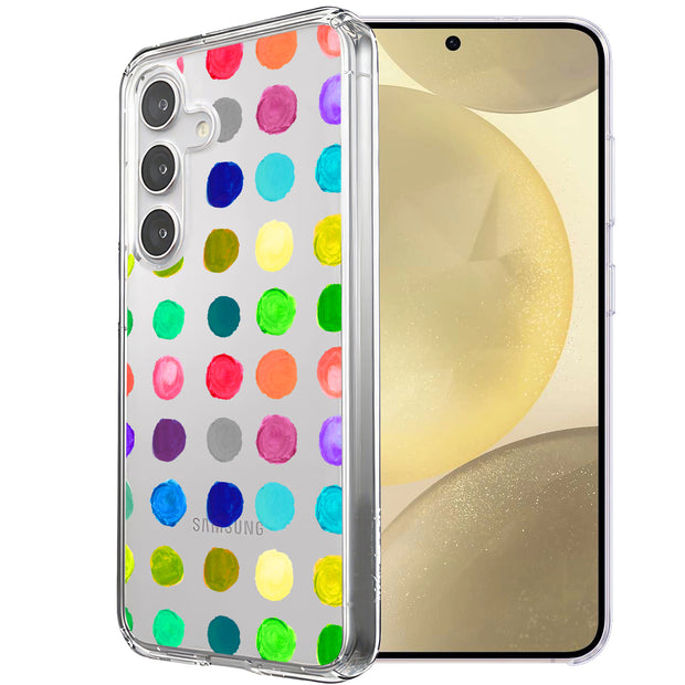 Polka Dot 15 Print Slim Cover For Samsung Galaxy S (S24,S23,S22,S21/Plus,FE,Ultra), Print in USA