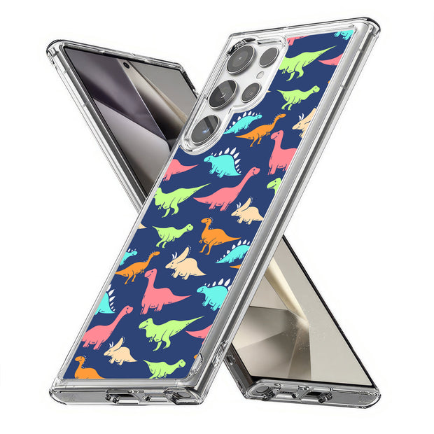 Dinosaur 1 Print Slim Cover For Samsung Galaxy S (S24, S23, S22, S21 / Plus, FE, Ultra), Print in USA