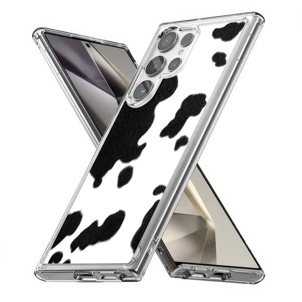 Cow Fur 3 Print Slim Cover For Samsung Galaxy S (S24, S23, S22, S21 / Plus, FE, Ultra), Print in USA