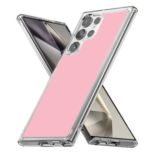 Soft Pink Print Slim Cover For Samsung Galaxy S (S24, S23, S22, S21 / Plus, FE, Ultra), Print in USA