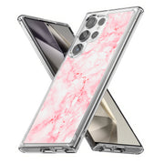 Glossy Marble Print Slim Cover For Samsung Galaxy S (S24, S23, S22, S21 / Plus, FE, Ultra), Print in USA