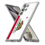 CA State Flag Print Slim Cover For Samsung Galaxy S (S24, S23, S22, S21 / Plus, FE, Ultra), Print in USA