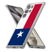 Texas Flag Print Slim Cover For Samsung Galaxy S (S24, S23, S22, S21 / Plus, FE, Ultra), Print in USA