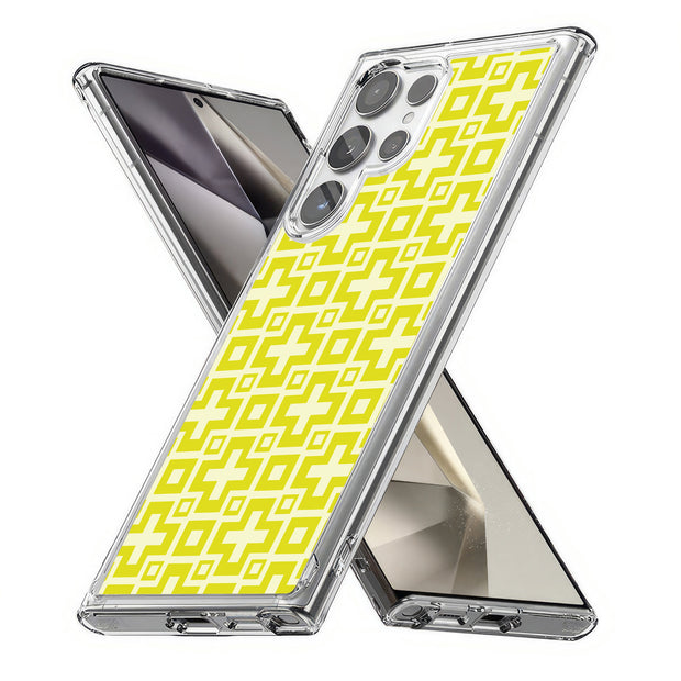 Cross Design Print Slim Cover For Samsung Galaxy S (S24, S23, S22, S21 / Plus, FE, Ultra), Print in USA