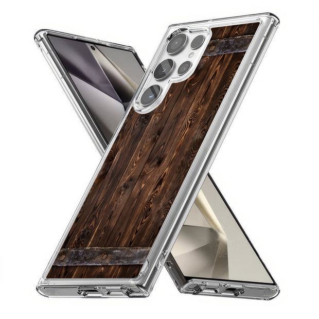 Wood 6 Print Slim Cover For Samsung Galaxy S (S24, S23, S22, S21 / Plus, FE, Ultra), Print in USA