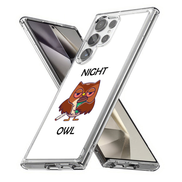 Night Owl  Print Slim Cover For Samsung Galaxy S (S24, S23, S22, S21 / Plus, FE, Ultra), Print in USA