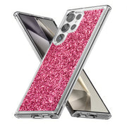 Pink Sparklings Print Slim Cover For Samsung Galaxy S (S24, S23, S22, S21 / Plus, FE, Ultra), Print in USA