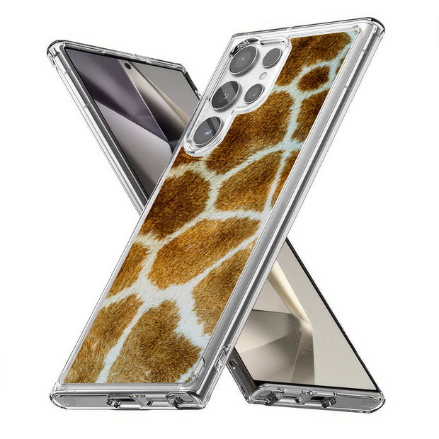 Giraffe Fur 1 Print Slim Cover For Samsung Galaxy S (S24, S23, S22, S21 / Plus, FE, Ultra), Print in USA