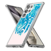 Music Note Print Slim Cover For Samsung Galaxy S (S24, S23, S22, S21 / Plus, FE, Ultra), Print in USA