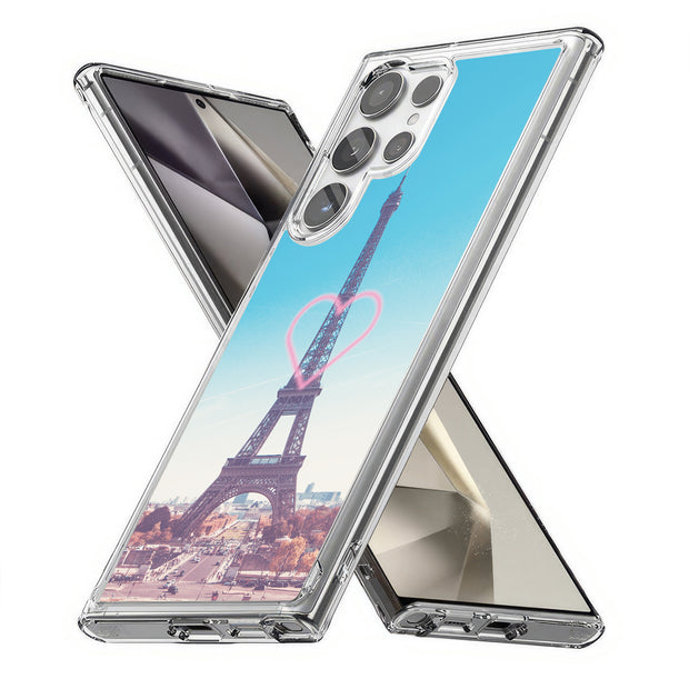 Fall in Paris Print Slim Cover For Samsung Galaxy S (S24, S23, S22, S21 / Plus, FE, Ultra), Print in USA