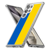 Flag Ukraine Print Slim Cover For Samsung Galaxy S (S24, S23, S22, S21 / Plus, FE, Ultra), Print in USA