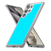 Sky Blue Print Slim Cover For Samsung Galaxy S (S24, S23, S22, S21 / Plus, FE, Ultra), Print in USA