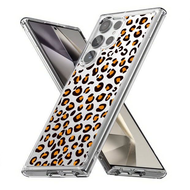 Leopard 1 Print Slim Cover For Samsung Galaxy S (S24, S23, S22, S21 / Plus, FE, Ultra), Print in USA