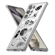 Ghost Collage Print Slim Cover For Samsung Galaxy S (S24, S23, S22, S21 / Plus, FE, Ultra), Print in USA
