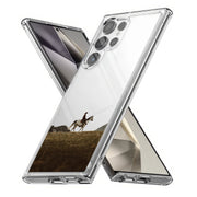 Horse Riding Print Slim Cover For Samsung Galaxy S (S24, S23, S22, S21 / Plus, FE, Ultra), Print in USA