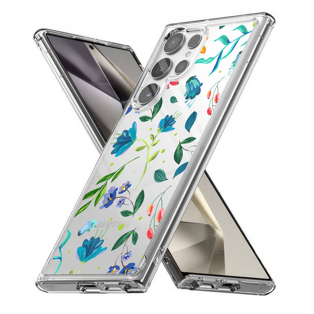 Flower 2 Print Slim Cover For Samsung Galaxy S (S24, S23, S22, S21 / Plus, FE, Ultra), Print in USA