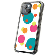 Polka Dot Tough Cases For Apple iPhone (17, 16, 15, 14, 13, 12, 11, X, SE, 8, 7/ Air, Plus, Pro, Max, Mini, XR, XS), Print in USA