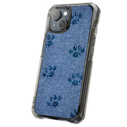 Paw Footprints Tough Cases For Apple iPhone (17, 16, 15, 14, 13, 12, 11, X, SE, 8, 7/ Air, Plus, Pro, Max, Mini, XR, XS), Print in USA