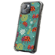 Ladybugs 1 Tough Cases For Apple iPhone (17, 16, 15, 14, 13, 12, 11, X, SE, 8, 7/ Air, Plus, Pro, Max, Mini, XR, XS), Print in USA