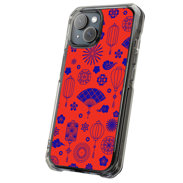 Lunar New Year1 Tough Cases For Apple iPhone (17, 16, 15, 14, 13, 12, 11, X, SE, 8, 7/ Air, Plus, Pro, Max, Mini, XR, XS), Print in USA