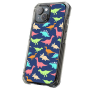 Dinosaur 1 Tough Cases For Apple iPhone (17, 16, 15, 14, 13, 12, 11, X, SE, 8, 7/ Air, Plus, Pro, Max, Mini, XR, XS), Print in USA