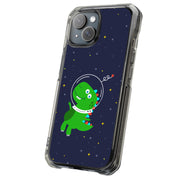 Dinosaur Space Tough Cases For Apple iPhone (17, 16, 15, 14, 13, 12, 11, X, SE, 8, 7/ Air, Plus, Pro, Max, Mini, XR, XS), Print in USA