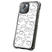 Dinosaur 2 Tough Cases For Apple iPhone (17, 16, 15, 14, 13, 12, 11, X, SE, 8, 7/ Air, Plus, Pro, Max, Mini, XR, XS), Print in USA