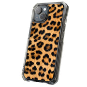 Leopard Fur 4 Tough Cases For Apple iPhone (17, 16, 15, 14, 13, 12, 11, X, SE, 8, 7/ Air, Plus, Pro, Max, Mini, XR, XS), Print in USA