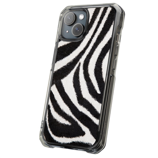 Zebra Fur 3 Tough Cases For Apple iPhone (17, 16, 15, 14, 13, 12, 11, X, SE, 8, 7/ Air, Plus, Pro, Max, Mini, XR, XS), Print in USA