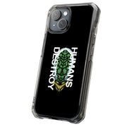 Destroy Human Tough Cases For Apple iPhone (17, 16, 15, 14, 13, 12, 11, X, SE, 8, 7/ Air, Plus, Pro, Max, Mini, XR, XS), Print in USA
