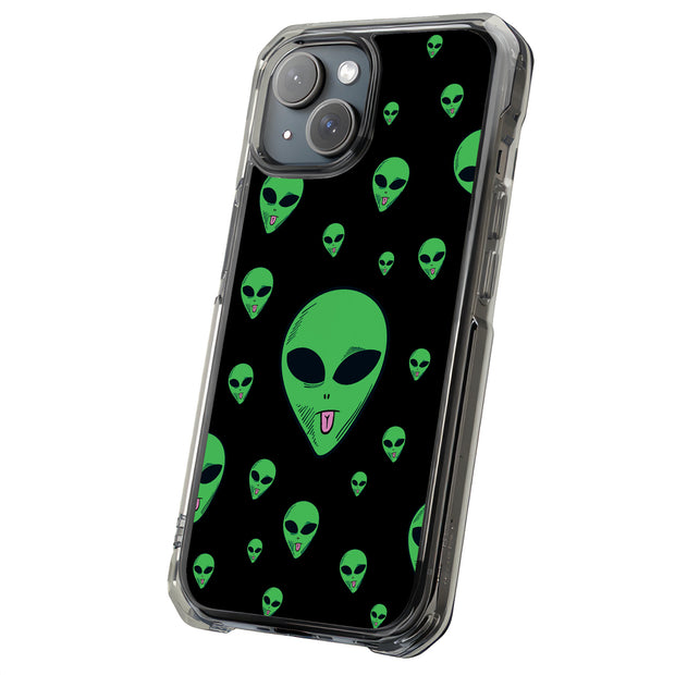 Alien Tongue Tough Cases For Apple iPhone (17, 16, 15, 14, 13, 12, 11, X, SE, 8, 7/ Air, Plus, Pro, Max, Mini, XR, XS), Print in USA