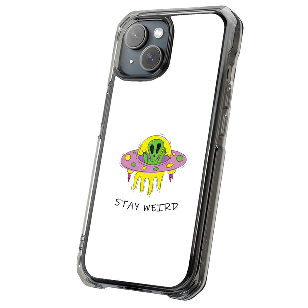 Alien Weird Tough Cases For Apple iPhone (17, 16, 15, 14, 13, 12, 11, X, SE, 8, 7/ Air, Plus, Pro, Max, Mini, XR, XS), Print in USA