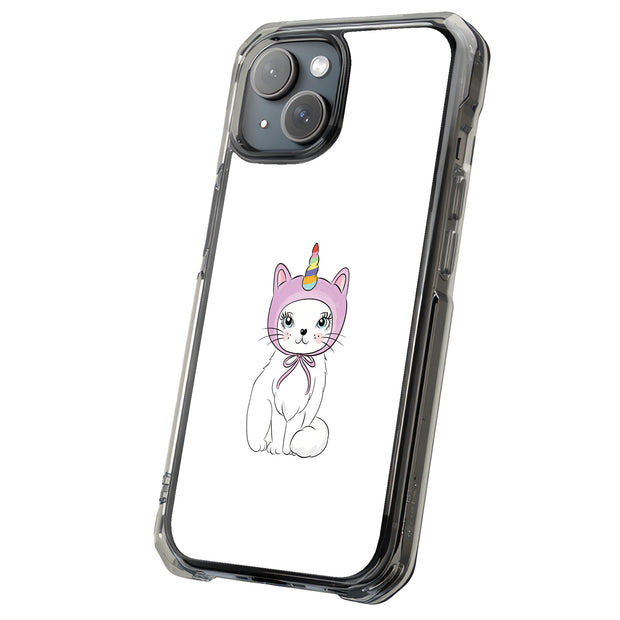 Unicorn Kitty Tough Cases For Apple iPhone (17, 16, 15, 14, 13, 12, 11, X, SE, 8, 7/ Air, Plus, Pro, Max, Mini, XR, XS), Print in USA