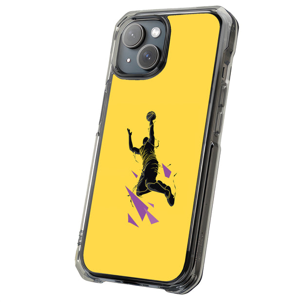Kobe Basket 2 Tough Cases For Apple iPhone (17, 16, 15, 14, 13, 12, 11, X, SE, 8, 7/ Air, Plus, Pro, Max, Mini, XR, XS), Print in USA