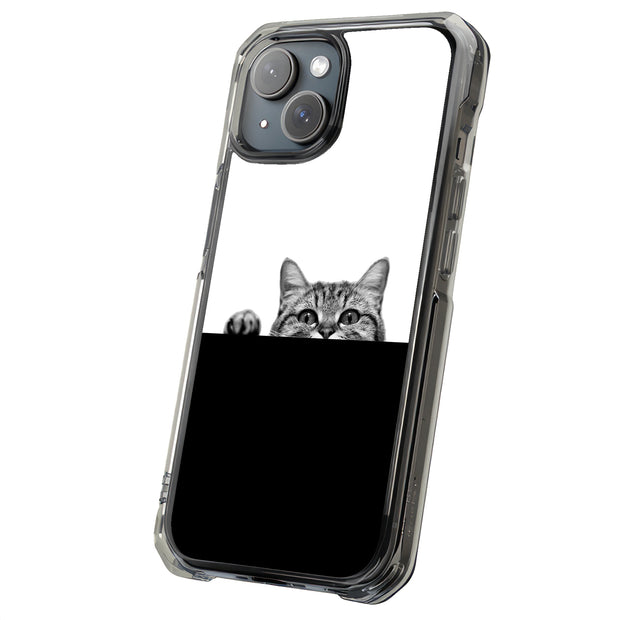 Hide Cat Tough Cases For Apple iPhone (17, 16, 15, 14, 13, 12, 11, X, SE, 8, 7/ Air, Plus, Pro, Max, Mini, XR, XS), Print in USA