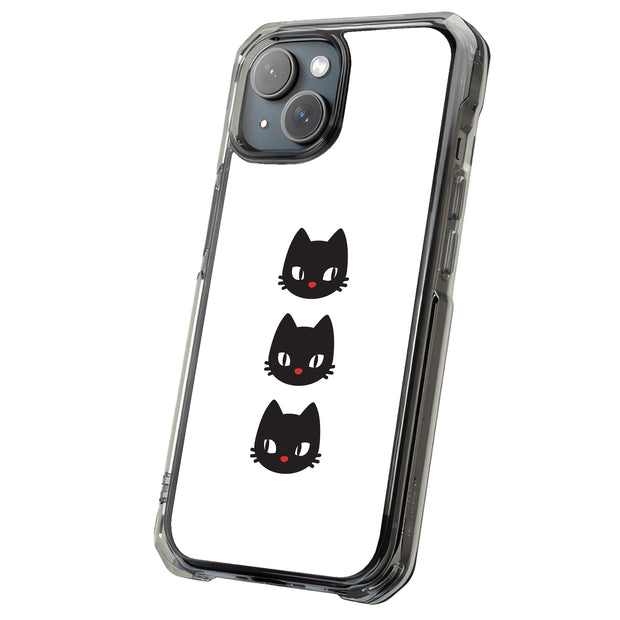 Black Cat Tough Cases For Apple iPhone (17, 16, 15, 14, 13, 12, 11, X, SE, 8, 7/ Air, Plus, Pro, Max, Mini, XR, XS), Print in USA