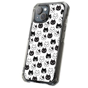 Cute Kitten Tough Cases For Apple iPhone (17, 16, 15, 14, 13, 12, 11, X, SE, 8, 7/ Air, Plus, Pro, Max, Mini, XR, XS), Print in USA