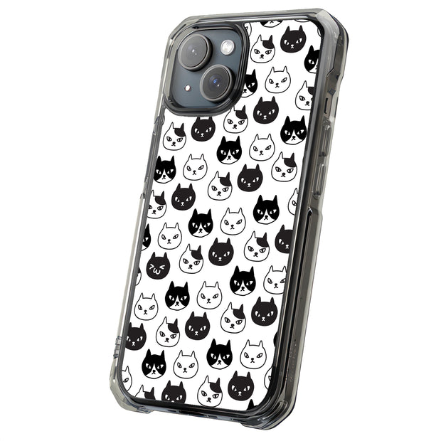Cute Kitten Tough Cases For Apple iPhone (17, 16, 15, 14, 13, 12, 11, X, SE, 8, 7/ Air, Plus, Pro, Max, Mini, XR, XS), Print in USA