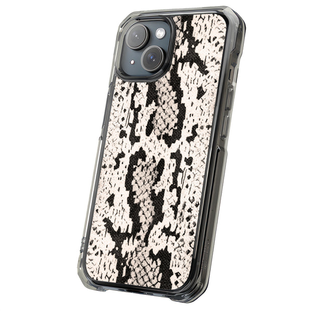 Snake Pattern Tough Cases For Apple iPhone (17, 16, 15, 14, 13, 12, 11, X, SE, 8, 7/ Air, Plus, Pro, Max, Mini, XR, XS), Print in USA