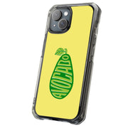 Avocado Text 2 Tough Cases For Apple iPhone (17, 16, 15, 14, 13, 12, 11, X, SE, 8, 7/ Air, Plus, Pro, Max, Mini, XR, XS), Print in USA