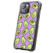 Green Avocado Tough Cases For Apple iPhone (17, 16, 15, 14, 13, 12, 11, X, SE, 8, 7/ Air, Plus, Pro, Max, Mini, XR, XS), Print in USA