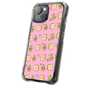 Pink Avocado Tough Cases For Apple iPhone (17, 16, 15, 14, 13, 12, 11, X, SE, 8, 7/ Air, Plus, Pro, Max, Mini, XR, XS), Print in USA