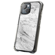 Blk Wht Marble Tough Cases For Apple iPhone (17, 16, 15, 14, 13, 12, 11, X, SE, 8, 7/ Air, Plus, Pro, Max, Mini, XR, XS), Print in USA